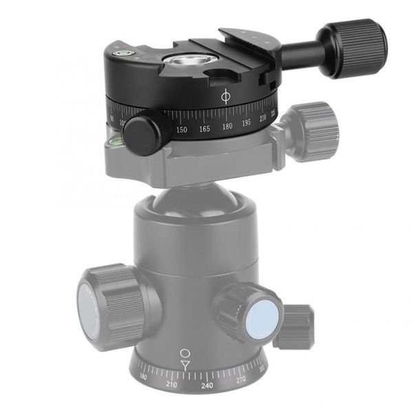 

tripod heads qj-01 aluminum alloy 360 degree rotatable panoramic head with scale level for arca swiss clamp gimbal