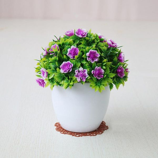 

artificial bonsai plant potted flower home deskdecor ornaments office gift