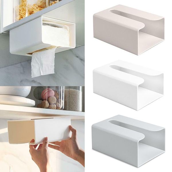 

bathroom storage & organization toilet kitchen tissue box paper holder portable wall mounted organizer case ve