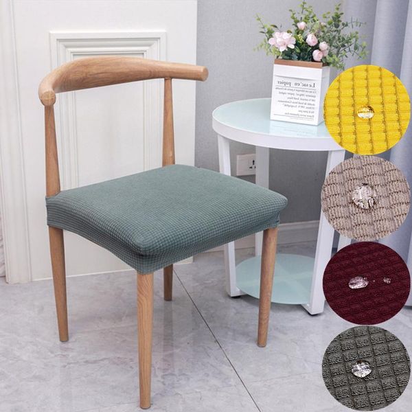 

chair covers elastic waterproof home dining seat cover nordic plaid restaurant office lounge half-section housse de chaise