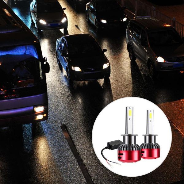 

car headlights a pair of -h1 headlight lamps head lights led bulbs