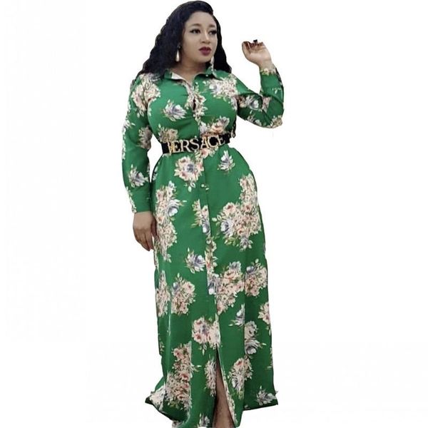 

ethnic clothing african dresses for women 2021 dashiki long maxi dress bazin riche sleeve shirt africa clothes, Red