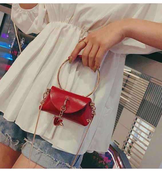 

totes 2021 fashion chain style advanced sense of foreign hand slung mini small bag woman