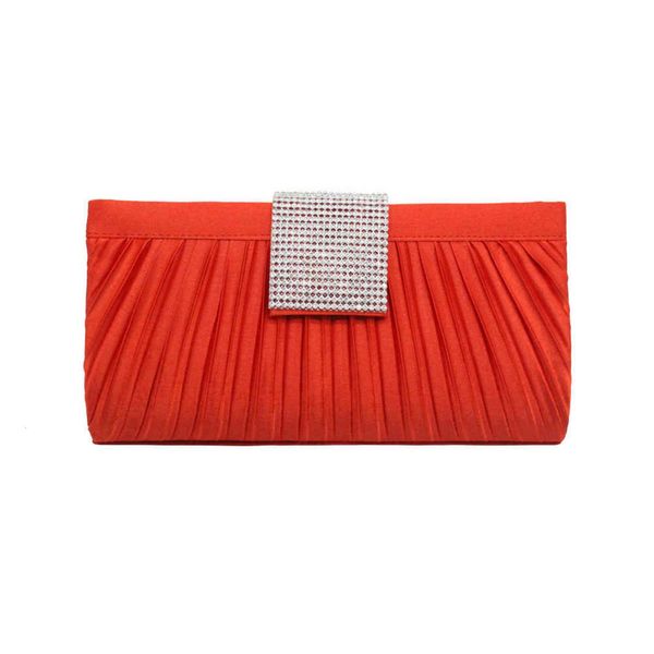 

fashion square buckle water ill dinner bag evening gift bag pleated hand chain b1118