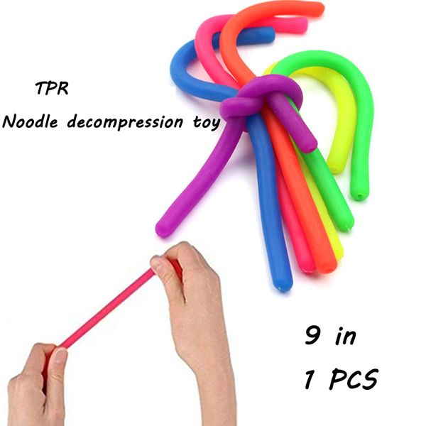 

dhl fidgets sensory toys 9 in monkey noodle stress reliever toy for adults kids boys girls with add adhd or autism travel games gift idea 1p