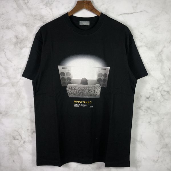 

2021 movie screen travis scott cactus jack t-shirt men women tees t shirts new arrival moy4, White;black