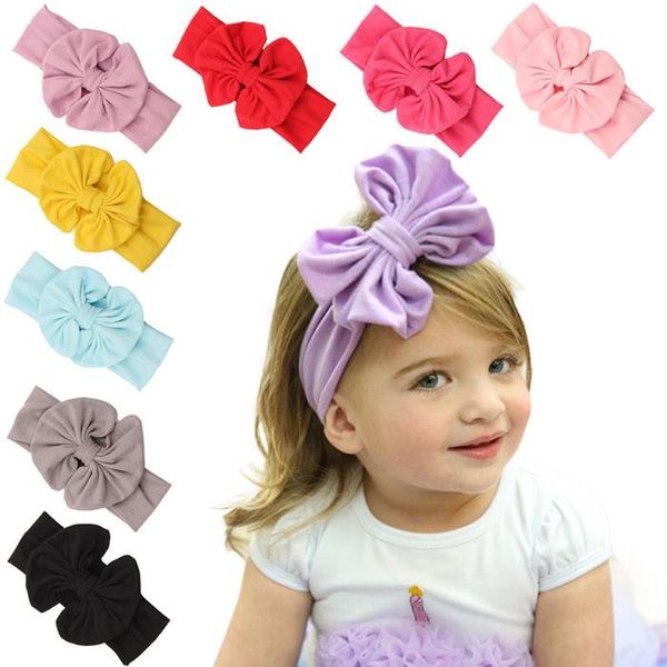 

hair accessories 2021 infant girls headband head wraps elastic bands ribbon bows tiara baby headbands high quliaty, Slivery;white
