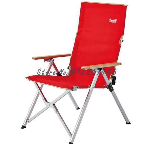 

camp furniture outdoor camping portable recliner folding chair single brand