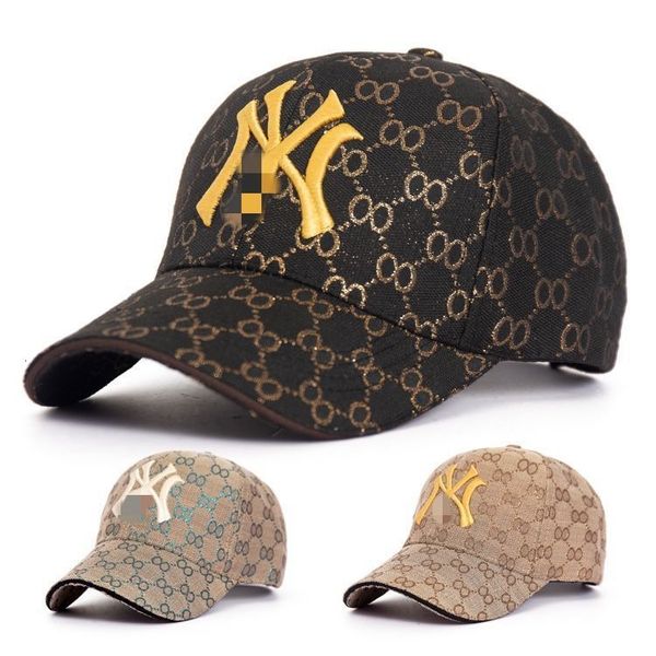 

ball caps 2021 plaid embroidered baseball spring summer letters men's and women's duck tongue cap screen outdoor sun hat, Blue;gray