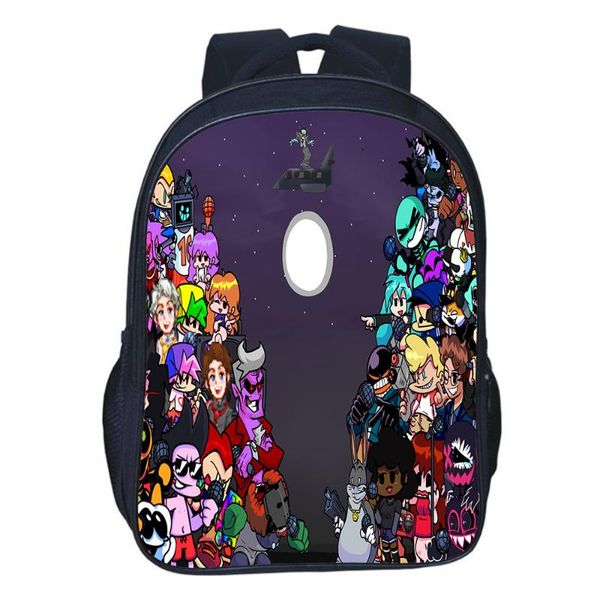 

backpack friday night funkin boy bags bookbag school bagpack knapsack teens men women travel rucksack mochila