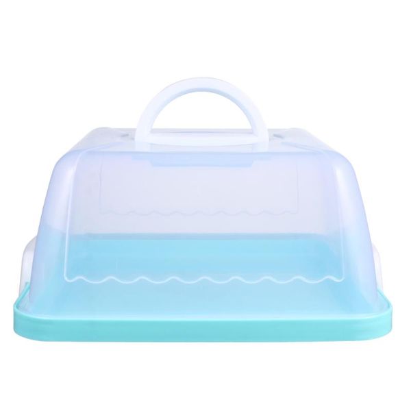 

1pc portable cake box cupcake carrier preservation box with handle