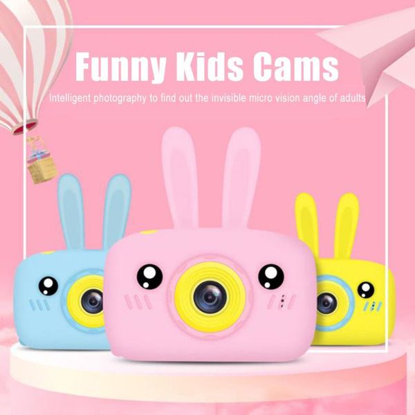 

mini cameras cartoon camera hd digital children automatic pography learning kids toddler 1080p puo88