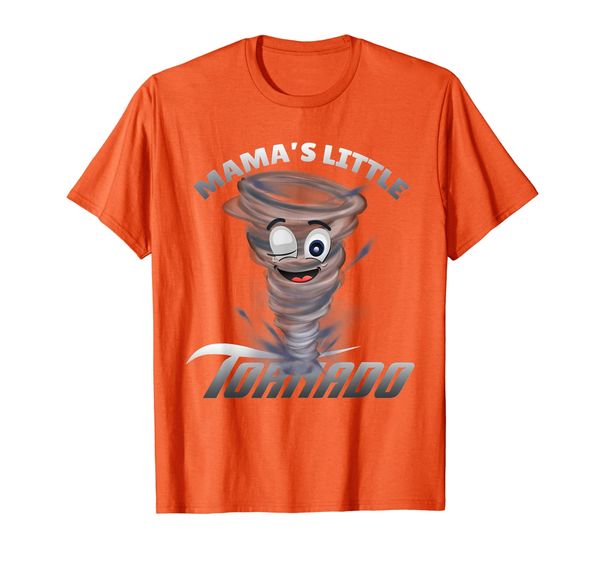 

mama's little tornado meteorologist kid t-shirt, White;black