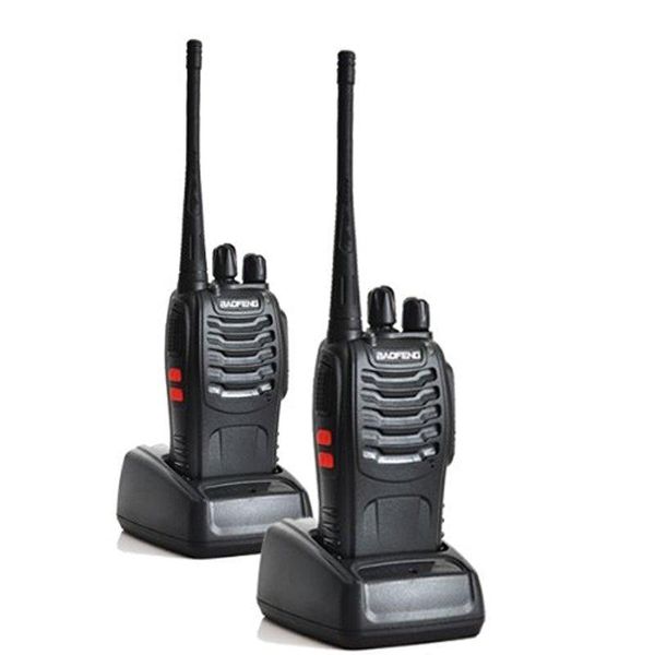 

walkie talkie 2pcs baofeng bf-888s uhf 400-470mhz ctcss/dcs with earpiece handheld amateur radio tranceiver long range