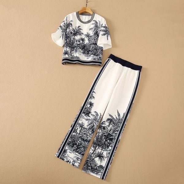 

women's two piece pants 2021 autumn print hoodie suit casual short jumper and pantsuit set women street, White