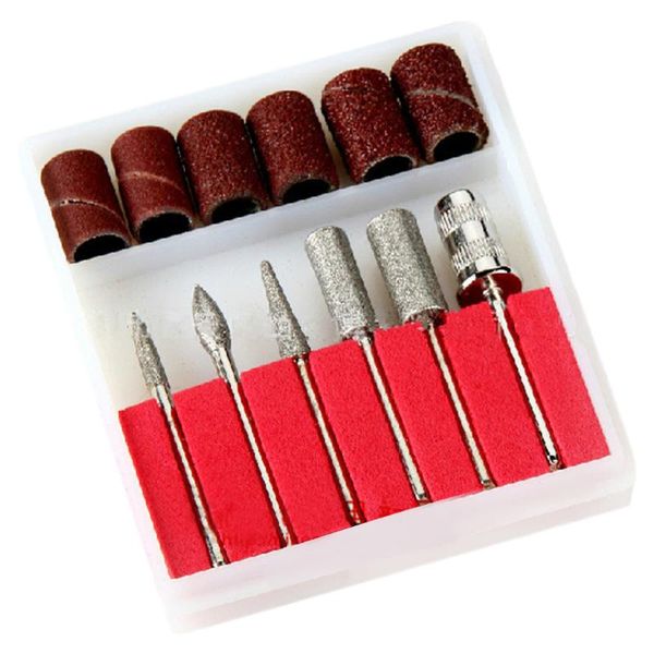 

nail art kits 1set/6pcs tools electric drill bits machine manicure professional tool file replacement for drills & fill