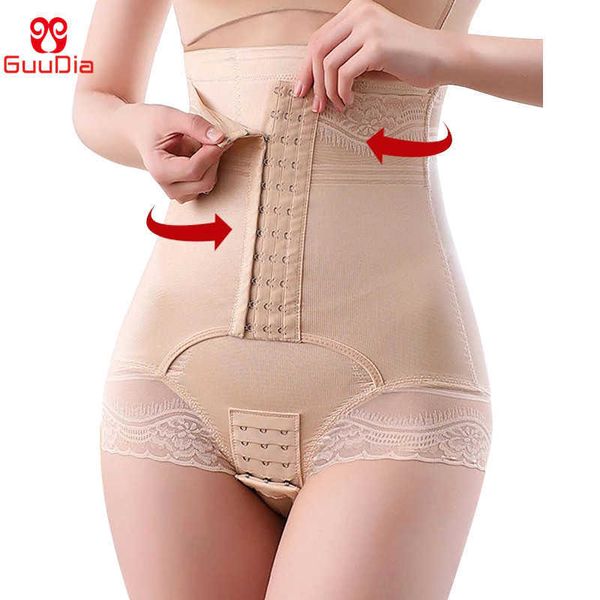 Guudia mulheres corpo shaper barracão de barriga calcinha alta cintura trimmer pós-parto cintura de emagrecimento de emagrecimento slifer shapewear cincher 210708