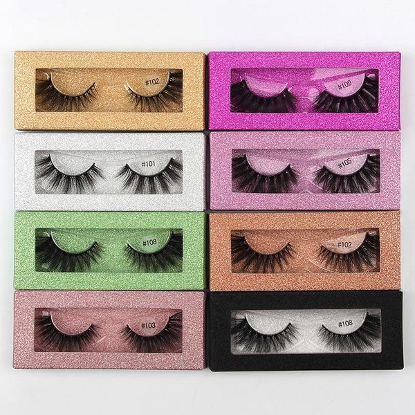 

false eyelashes wholesale 10 pairs 3d mink lashes natural makeup in bulk