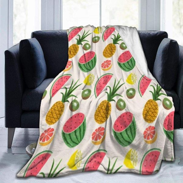 

throw blanket watermelon super soft flannel luxury bed sofa blanket for all seasons 60" x 80"
