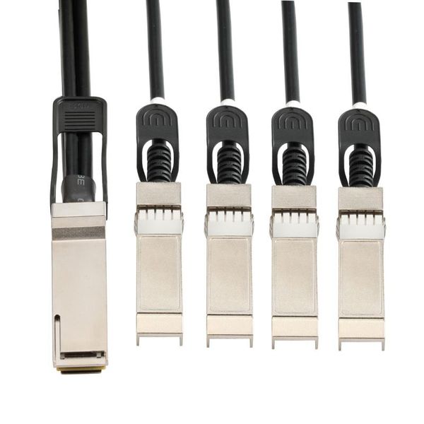 

video cables & connectors qsfp+ 40g to 4 sfp+ passive direct attach copper dac cable for huawei h3c tp-link zte rigoal