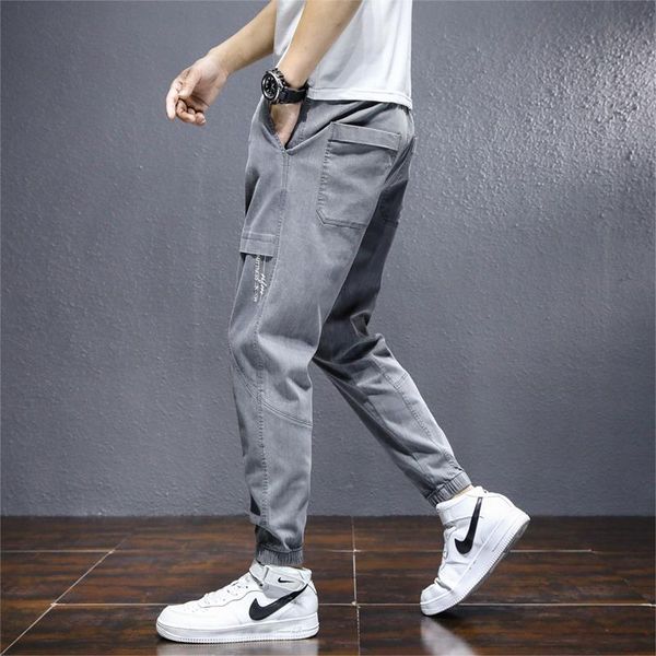 

men's jeans 2021 summer classic slim mens casual denim streetwear fashion pants for male large size long trousers, Blue