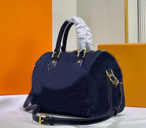 

designer bags totes handbags women denims boston bag shoulder crossbody tote monograms purses jacquard textile lady messenger luxurys vutton