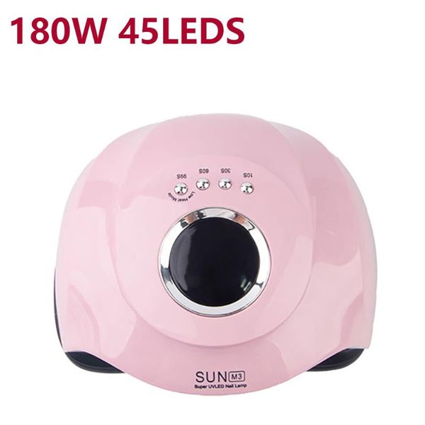 

nail dryers professional 180w sun m3 gel dryer lamp 45led uv quick dry polish drying