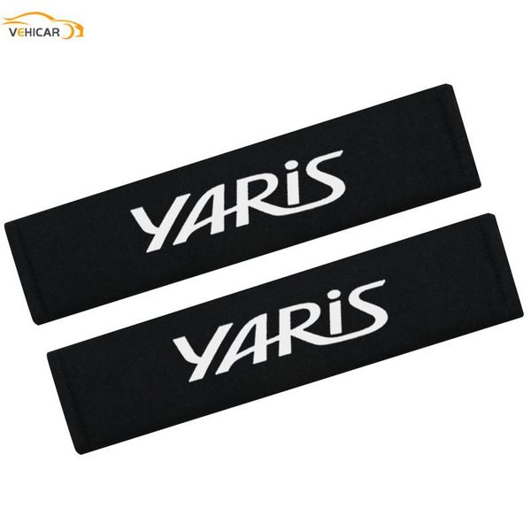 

safety belts & accessories vehicar 2pcs shoulder protector car seat belt covers pad for yaris cotton vehicle