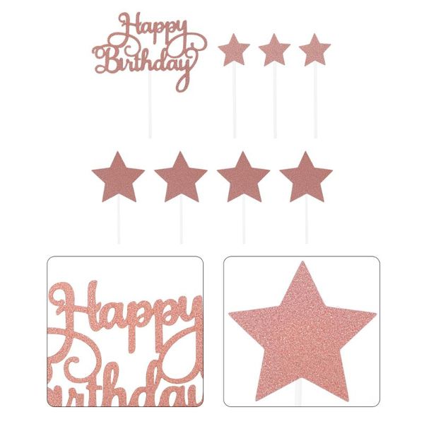 

other festive & party supplies 40pcs birthday cake ers decoration ornaments favors