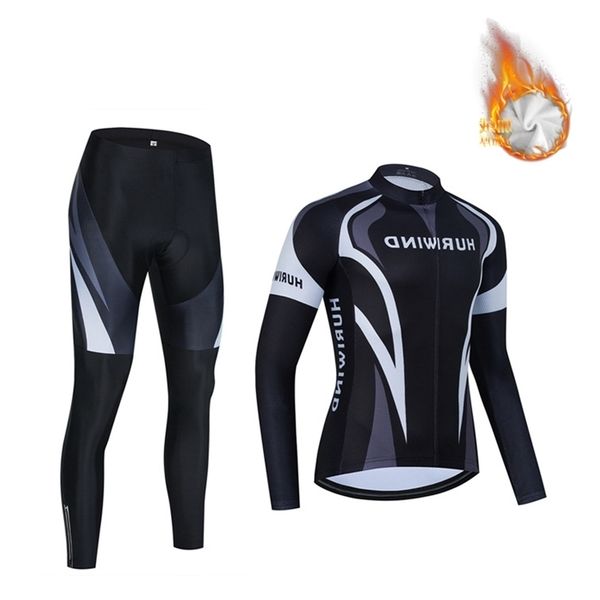 

cycling suit autumn and winter fleece warm mountain road bike long sleeved trousers, Black;red