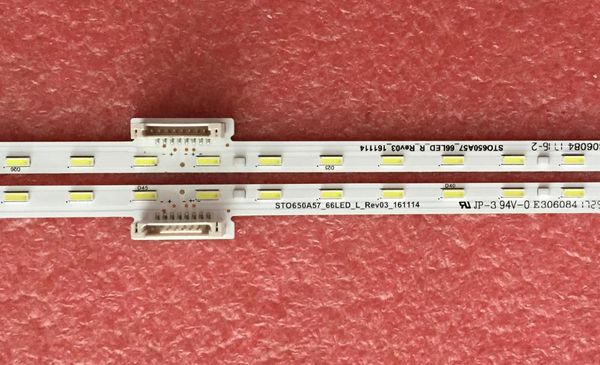 

strips 2 pcs/set 715mm for sony xbr-65x850e sto650a57_66led_r l_rev03_161114 jp-394v-0 306084 056380310061r721 760.0260a.0004