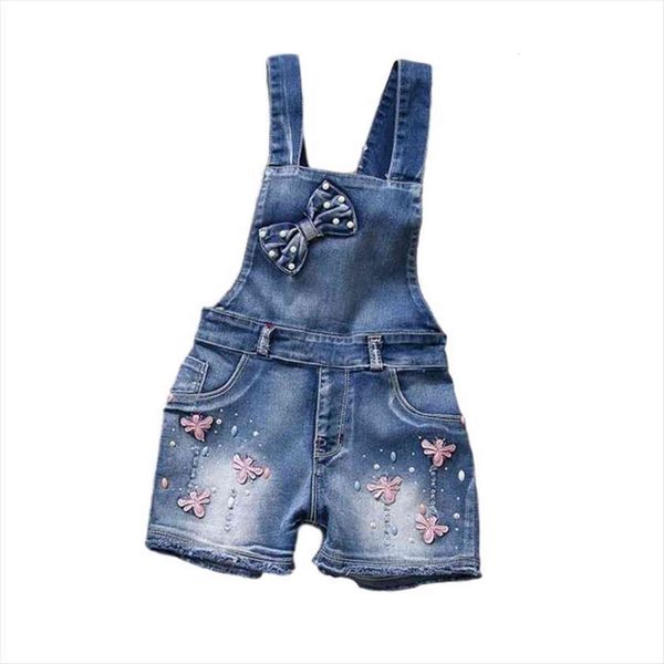

spring summer us style girl jumpsuit cute sweet fashion washed jeans denim romper clothes straps short pants cowboy blue, White