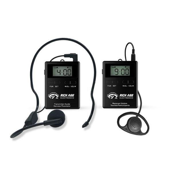 

bluetooth professional wireless tour guide system headset microphone waterproof quick charge portable outdoor travel conference