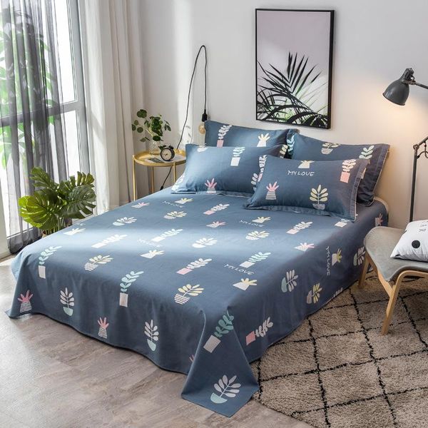 

2 cover bed sheets bed textile bedding coverlet flat sheet flower cover sheet soft warm bedsheets home decor