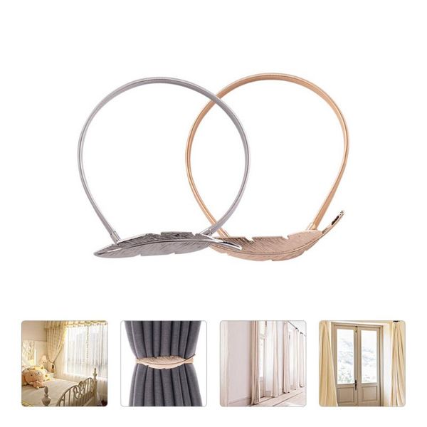 

other home decor 2pcs curtain tiebacks iron drapery cords magnetic tie bands office