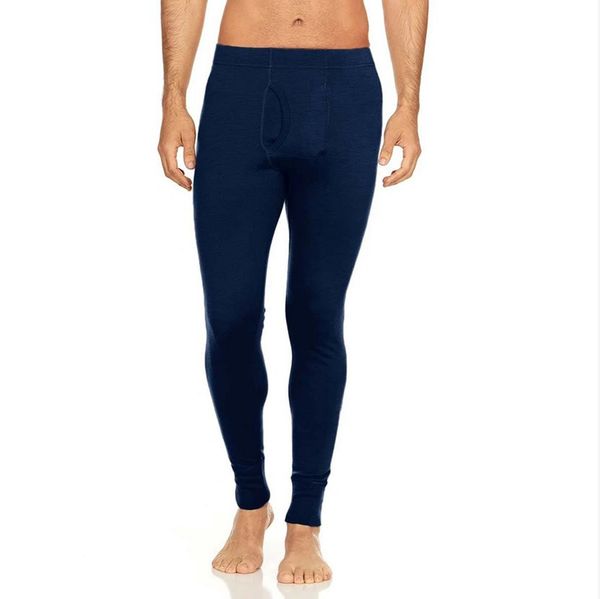 

2021 new mens midweight bottom men's base layer 100% merino wool thermal pants man long johns warm wicking size -2xl v082, Black;pink