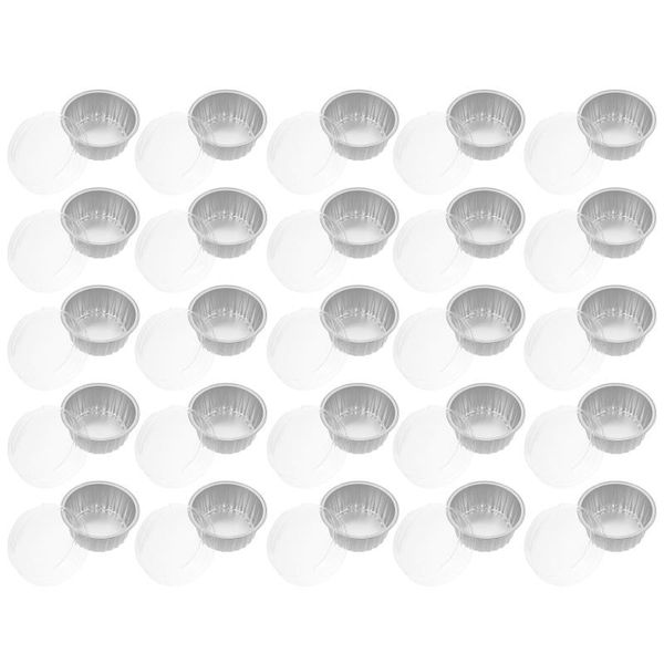 

storage bottles & jars 25pcs durable dessert cups ice cream cake boxes with covers
