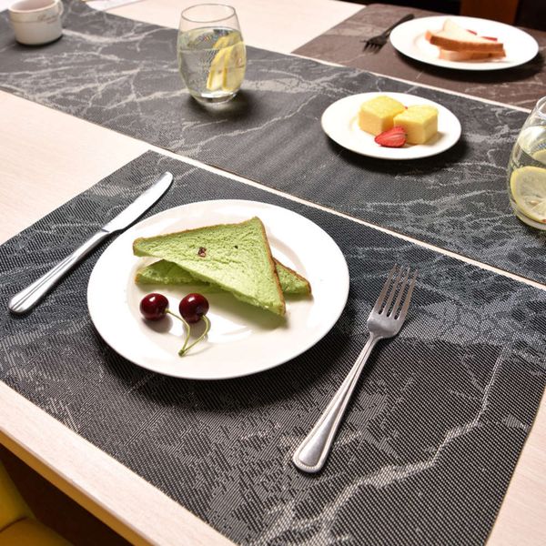 

roll proof tableware mat household products pvc heat insulation western food