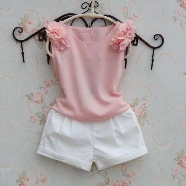

2 16 year summer baby toddler teenager tank school girls blouse sleeveless girl blouses kids shirt children clothes, White;black