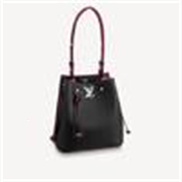 

m54677 lockme bucket handbag 1 women handbags bags handles shoulder bags totes evening cross body bag mttg, Black;red