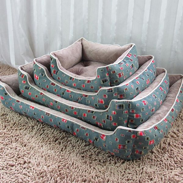 

4 sizes pets house pet beds plus size dogs warm soft dog house pp cotton pet beds for small medium large pets cats