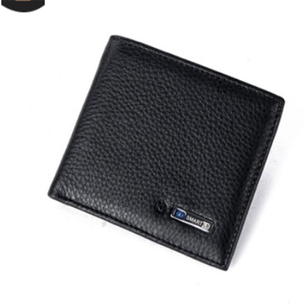 

wallets smart wallet men genuine leather anti lost intelligent bluetooth, Red;black