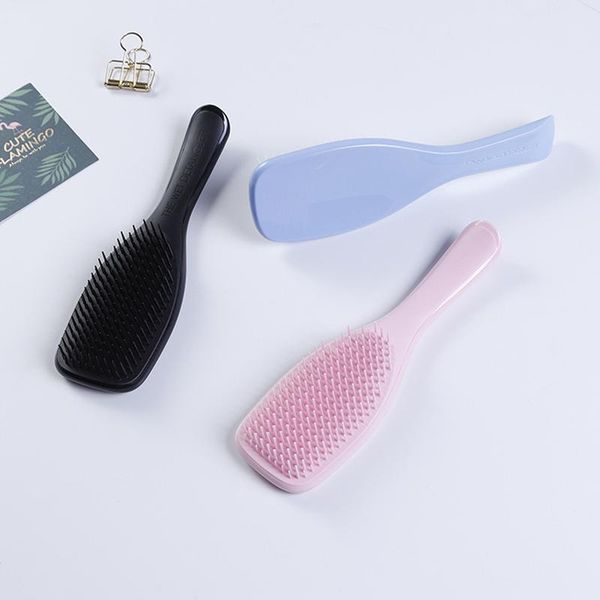 

hair brushes brush women anti-static massage combs curly hairbrush detangling comb salon styling hairdressing tools head, Silver