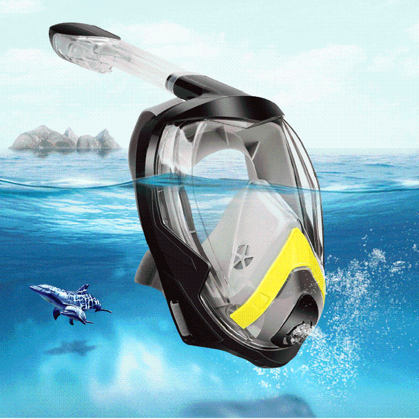 

diving masks folding mask full dry breathe apparatus scuba goggles face waterproof snorkeling swimming underwater set