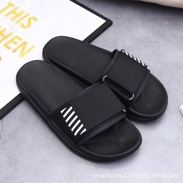 

beige heeled sandals flat shoes female woman's slippers luxury slides black 2021 designer beach summer soft casual pvc fashion b