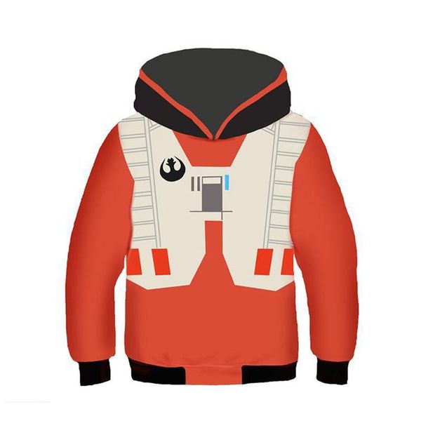 

hoodies & sweatshirts 2021 kids war of star black knight vader hooded luke fancy clothes white storm 3d print costumes movie role se