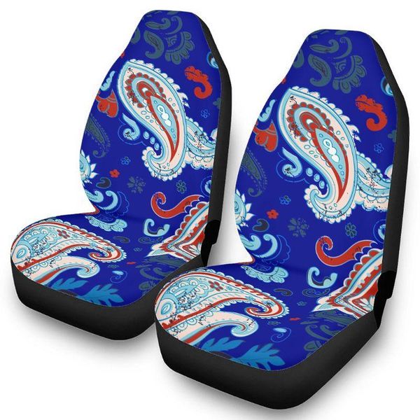 

car seat covers protector cover mandala paisley blue funny auto set of 2 universal fit white onesize"] u2ja