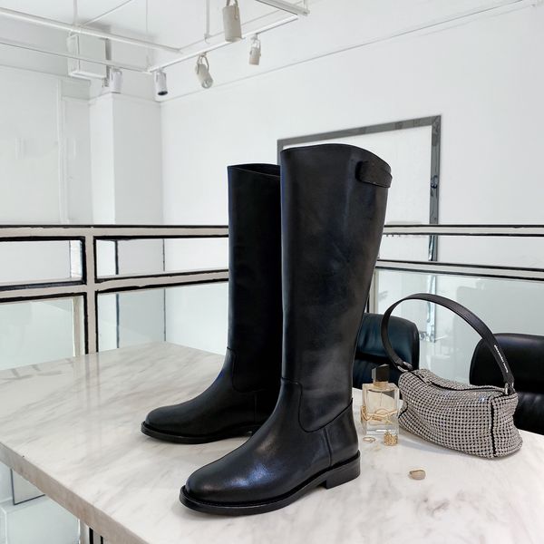 

women dress significantly high knee-high boots luxury designer leather new fashion spring shoes halloween goddess shoe half boot, Black