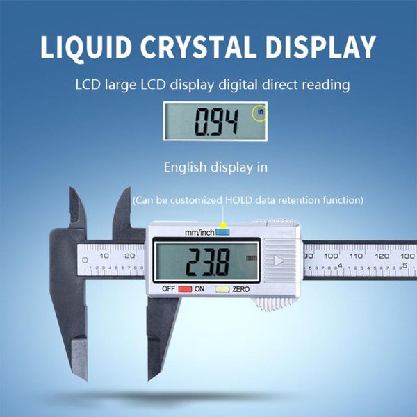 

kitchen timers 40^messschieber paquimetro measuring instrument vernier calipers tool stainless steel digital caliper 6 "150mm