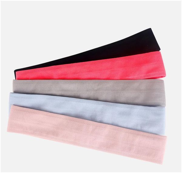 

1pc women/men sweatband headband sport yoga gym running stretch hair head band sport elastic sweatband jllema, Yellow;black